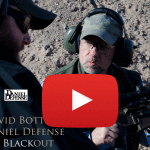 David Bott shooting 300 Blackout Daniel Defense Shot Show 2016